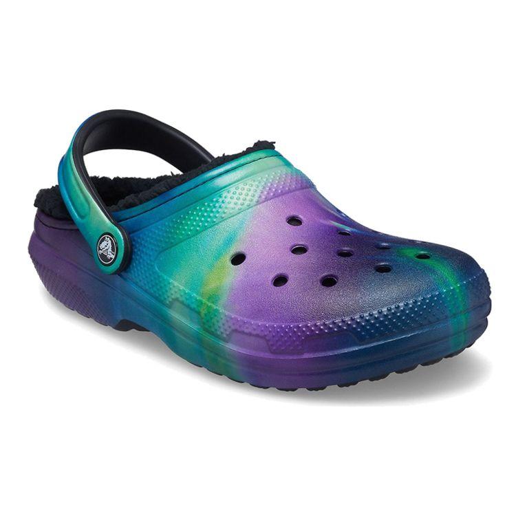 Crocs Classic Clog EVA Comfortable Versatile Clogs Women Footwear Black Multicolor 206706-988