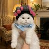 Curly Hair Curly Hair Dog Hats Soft Pet Headgear Cat Hairdressing Costume  Photography