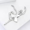Vintage Enamel Shell Brooch for Women Unisex Lapel Pins Party Accessories Gifts