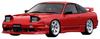 Ignition Model Scale Nissan 180SX TYPE X Red Finished Product IG3764 TK.Company 1/18 (RPS13)