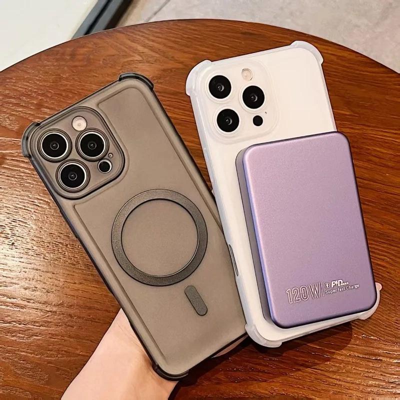 Cover Fro RedMi 15C Shockproof Magnetic Wireless Charge Phone Case For Redmi 15c 4G 5G Magsafe Silicone Bumper Translucent Cases