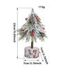 Mini table Christmas trees, Small size Christmas trees gift for kids and friends, desktop christmas tree, New year's tree decoration with snow