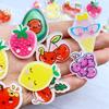 10Pcs Kawaii Cute Mixed Fruit Series Flat Back Acrylic Cabochons Scrapbooking DIY Jewelry Craft Decoration Accessorie H88