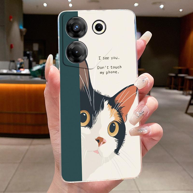 Hülle Für Tecno Camon 20 Pro 5G Hülle CK8n Ästhetisch Süß Cool Jungen Mädchen Transparente Rückseite Tecno Camon 20s Pro 5G Handyhülle