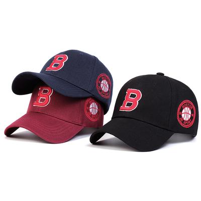 Unisex B Letter Embroidery Baseball Caps Spring Autumn Outdoor Use Adjustable Size Everyday Hats Sunscreen Hat