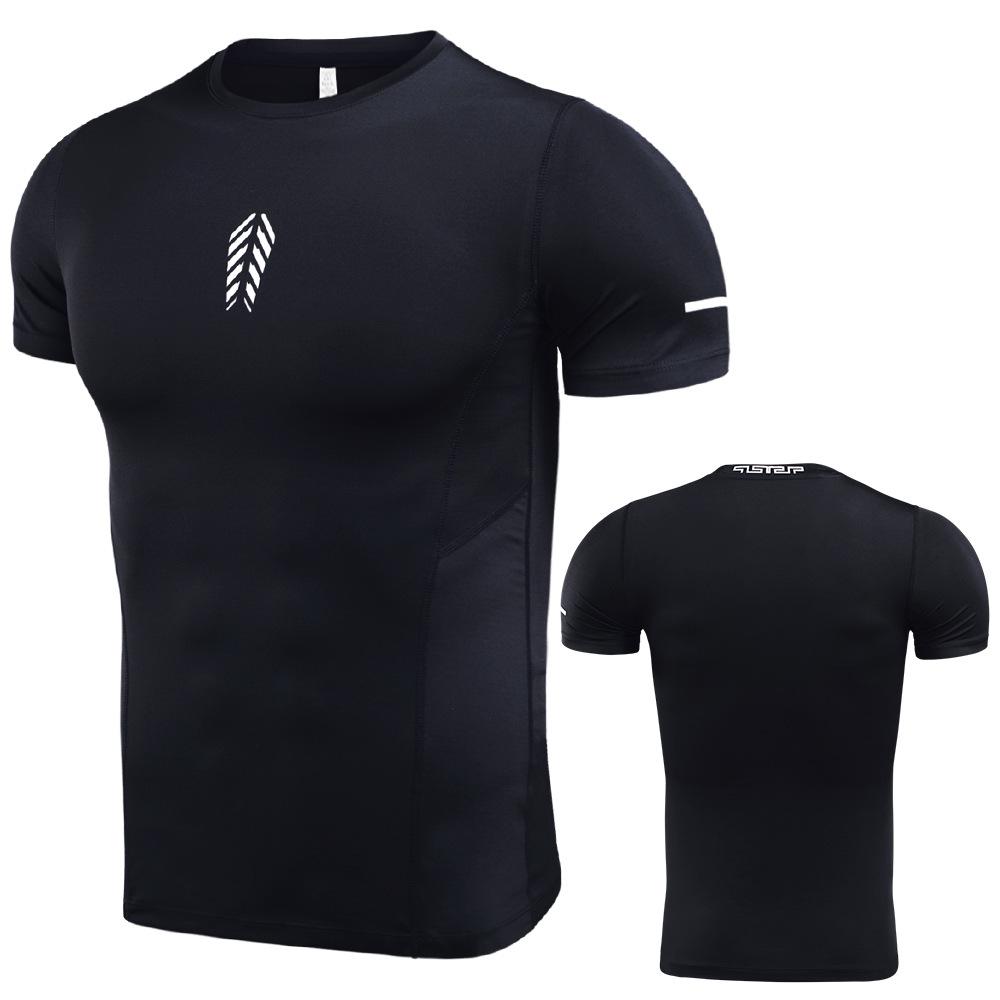 

Men s Fitness T Shirts Summer Quick Dry Stretch Short Sleeve Tops Basketball Running Sports Tee S