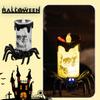 Halloween Decoration Eye Glowing Spider Lamp Party Decoration Ornaments LED Two-color Candle Night Light