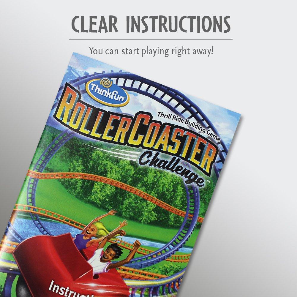 ThinkFun Coaster 1046 A Game That Develops Physical Thinking Comes with Japanese Ages 6 and ThinkFun "Roller Challenge" Skills, Instructions, Up,
