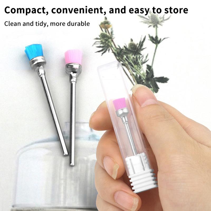 Nail Drill Bit Cleaning Brush Cleaner Electric Nail Files Milling Cutter Dust Remover Drill Accessories Nail Art Tool Polisher