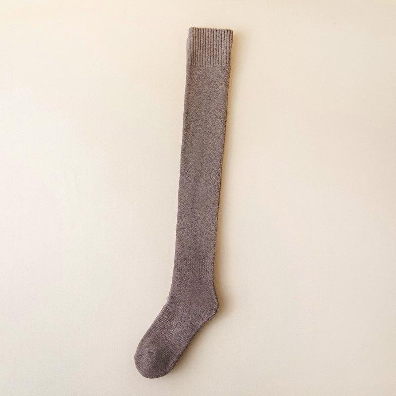 Terry Mid-Calf Socks: Warm, Thick, Velvet-Enhanced Cotton for Men & Women - Perfect for Autumn & Winter