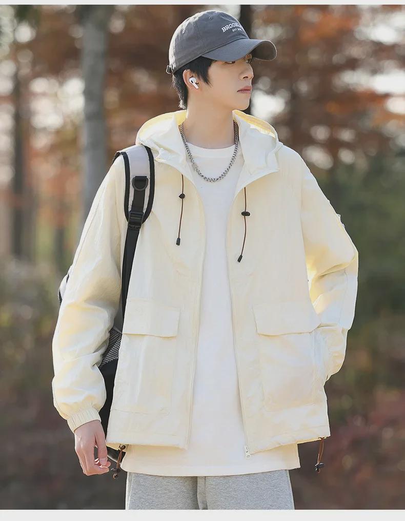 Tynn vindjakke for menn med UV-beskyttelse - Ny sommermote for par