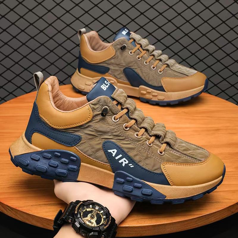 2024 Men's Thick-Soled Dad Shoes: Breathable & Versatile for Running and Outdoor Sports