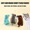 Interactive Cats Plush Toy for Indoor Entertainment Crinkle Sound Cats Teasing Cartoon Mice for Pet Teething Relief 6pcs