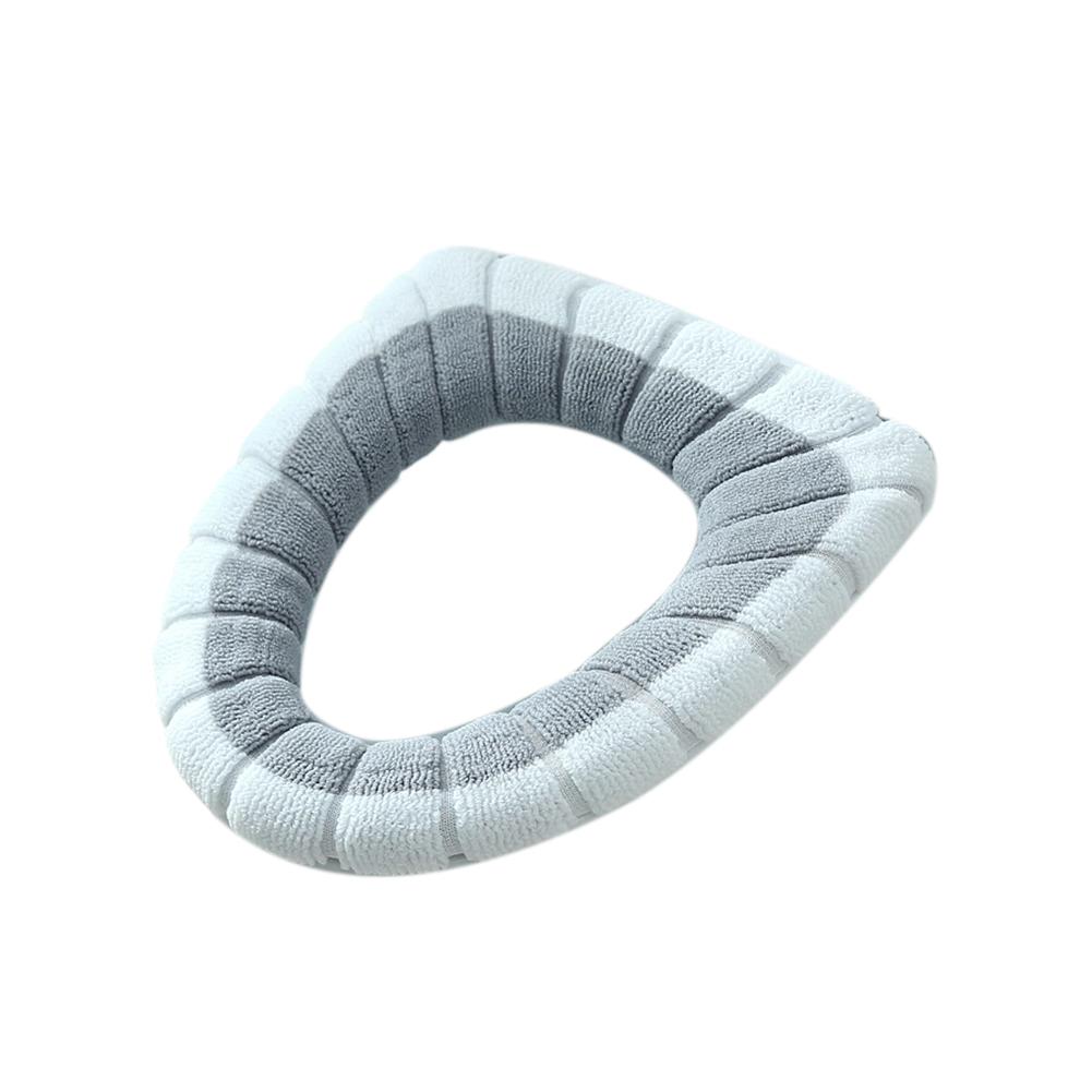 Soft Polyester Toilet Seat Cover Toilet Seat Pad Warm Seating