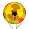 Roue d'exercice pour hamster super silencieuse, résistante aux morsures, avec lumière, roue de course colorée, base stable, roue rotative pour animal de compagnie, utilisation nocturne
