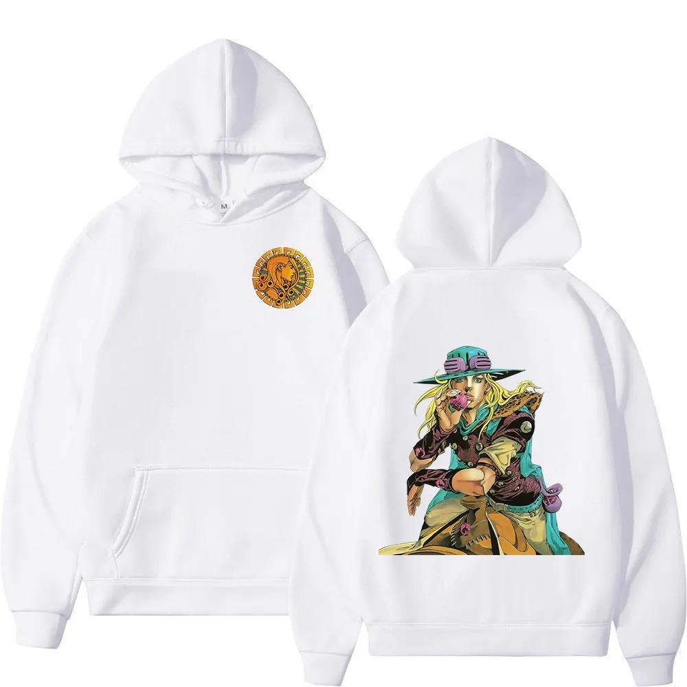 Anime Estivo 2026 JoJo Bizarre Adventure STEEL BALL RUN Diego Brando Felpe Abbigliamento Unisex Felpe con Cappuccio alla Moda Felpe con Cappuccio a Manica Lunga