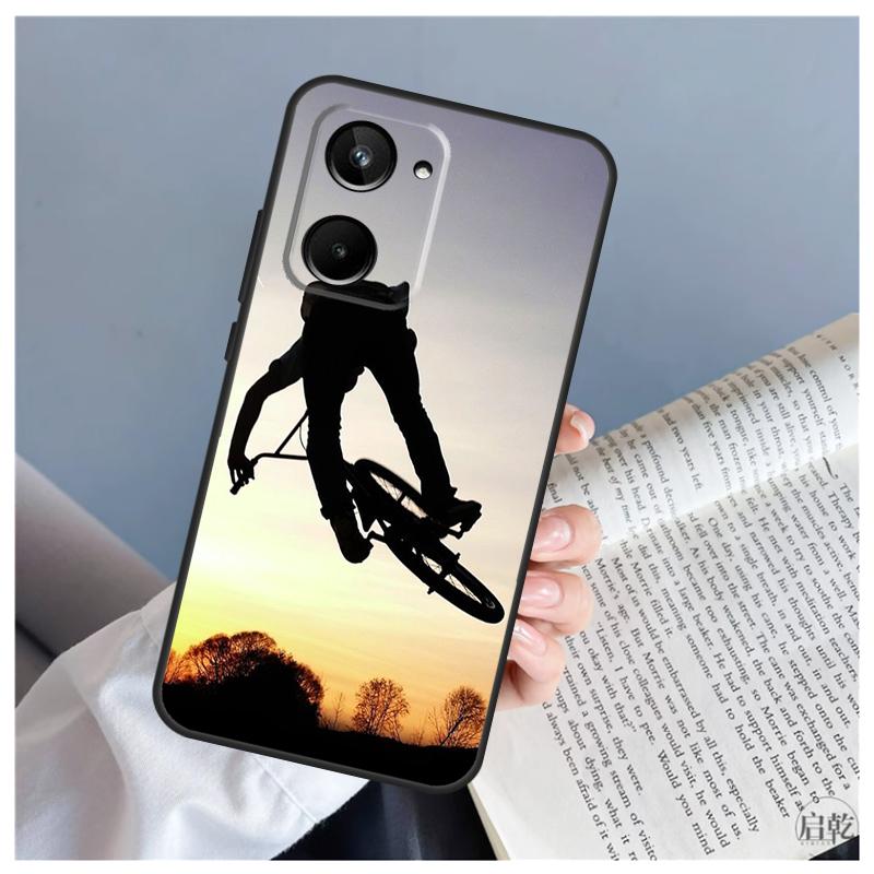 BMX Bike Extreme Sport For Realme C53 C55 C75 C71 C61 C33 C63 C51 C65 C67 11 12 13 14 Pro Plus GT6 GT7 15 Pro Case