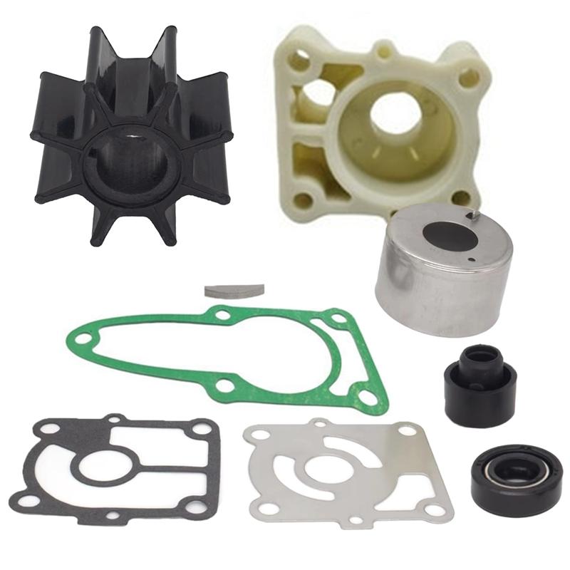 Water Pump Impeller Repair Kit 8M0135821 For Outboard Mercury Mariner 9.9 10 15 20 HP EFI Seapro 33c 2-Cyl 8M0137849