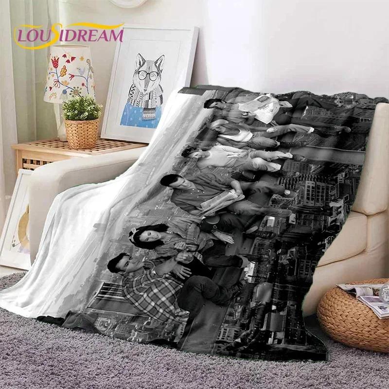 Latest Friends Classics TV 3D Soft Flannel Blankets,Throw Blanket Comfortable Blanket for Picnic Beds Sofa Home Bedroom Gift Kid