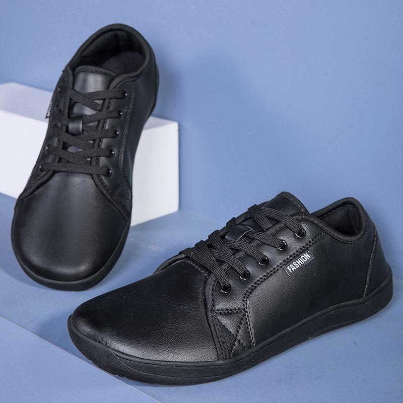 2025 Era Trend Shoes Men's PU Face Lace Up Casual Shoes Women's Hiking Oversized Soft Sole Lightweight Sports Walking Shoes
