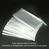 100 Pieces Portable PP Reusable Paper Money Pocket Replacement Oilproof Transparent Cash Album with Storage Case Holders