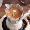 Double Valve Mocha Pot Household Small Hand Cranked Italian Coffee Machine Outdoor Electric Stove Coffee Pot Set