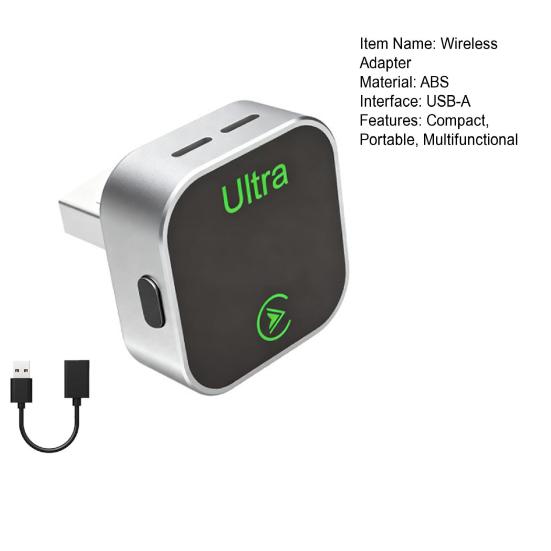Mini Wireless Adapter for IPhone And for Android Wired To Wireless Bluetooth-compatible Adapter for Cars Fast Auto Connect USB Dongle