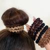 4/5Pcs Hair Ring Stretchy High Elasticity Contrast Color Braided Design Cartoon Women Girls Teens Children Hair Tie Band Rope