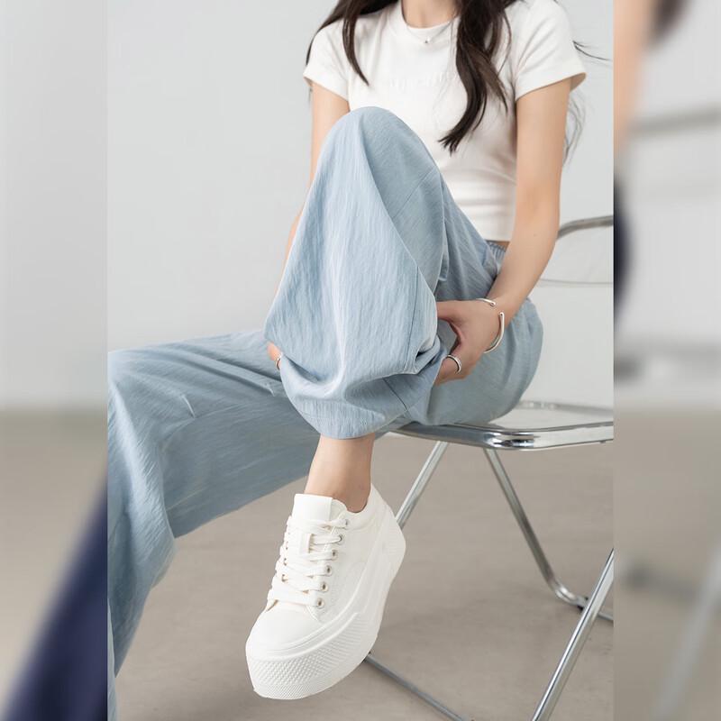 Pantaloni larghi estivi leggeri da donna