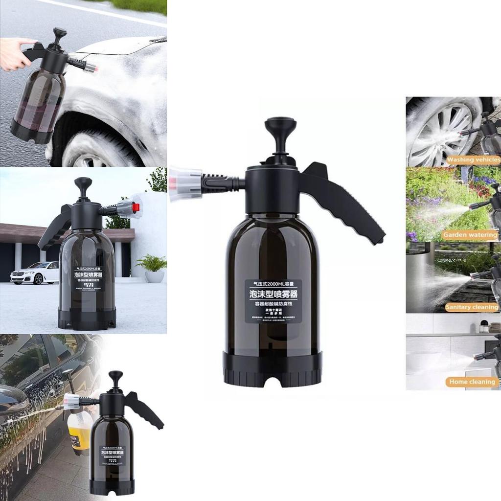 Handheld 2l Pressure Car Wash Foam Sprayer For Efficient Home And Auto Cleaning