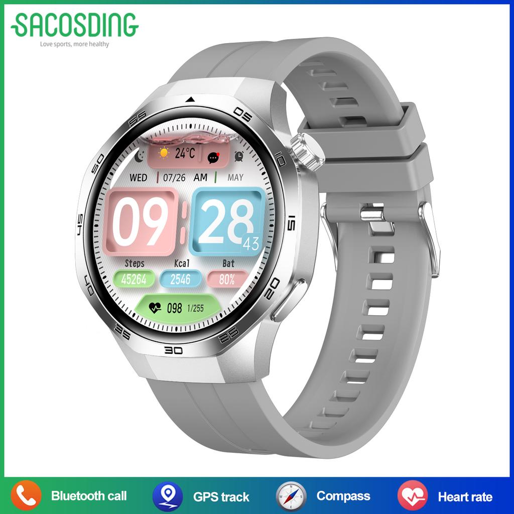 2026 New Watch 5 Global Version GPS Smartwatch Men Women HD AMOLED Display Heart Rate Bluetooth Call Waterproof Sport Smart Watch