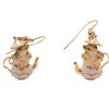 Trendy Chinese-Style Teacup Mouse Earrings: Playful, Chic, Personality-Driven Design for Women