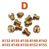 10pcs M6x0.75mm M6 Carburetor Main Jets Kit For Dellorto 6413 PHBH PHBL PHBE Motorcyle Carburetor Injector Nozzle Size#66-#210Carburetors Jets 7