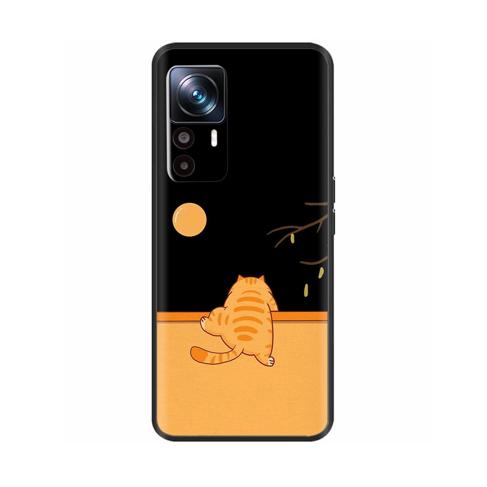Silicone Matte Durable Back Cover For Xiaomi Mi 12T Pro Cartoon Protection Shell Phone Case For Xiaomi Mi12 12T Pro 12s Fundas