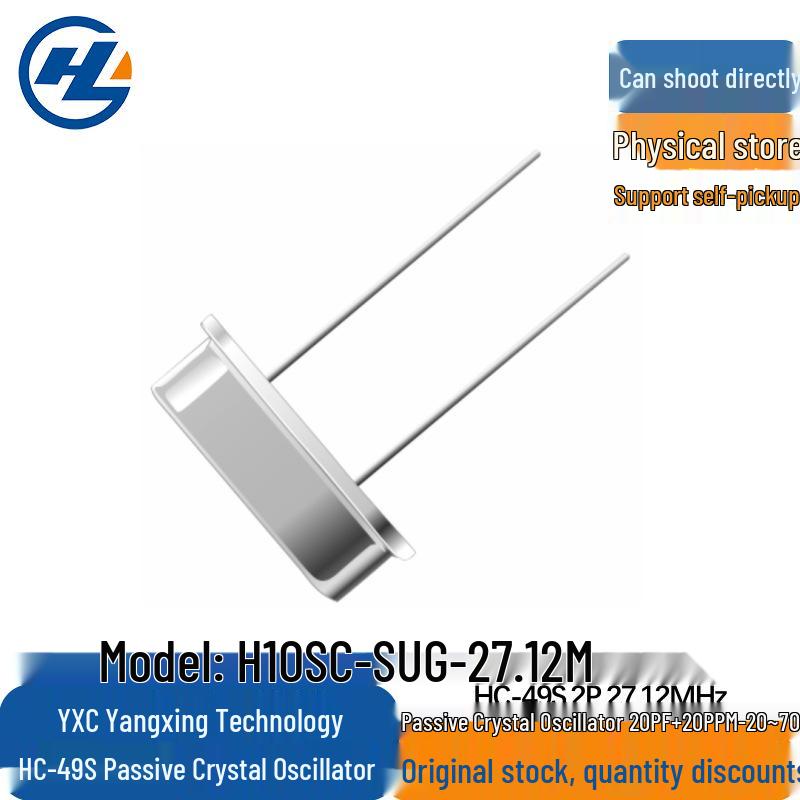 

Yangxing X1OSC-SUG-49S 27.12MHz 20PF±20PPM Crystal Oscillator
