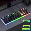 Silent Luminous Keyboard and Mouse Set, Multi-Key Anti-Ghosting with USB for Desktop and Laptop.