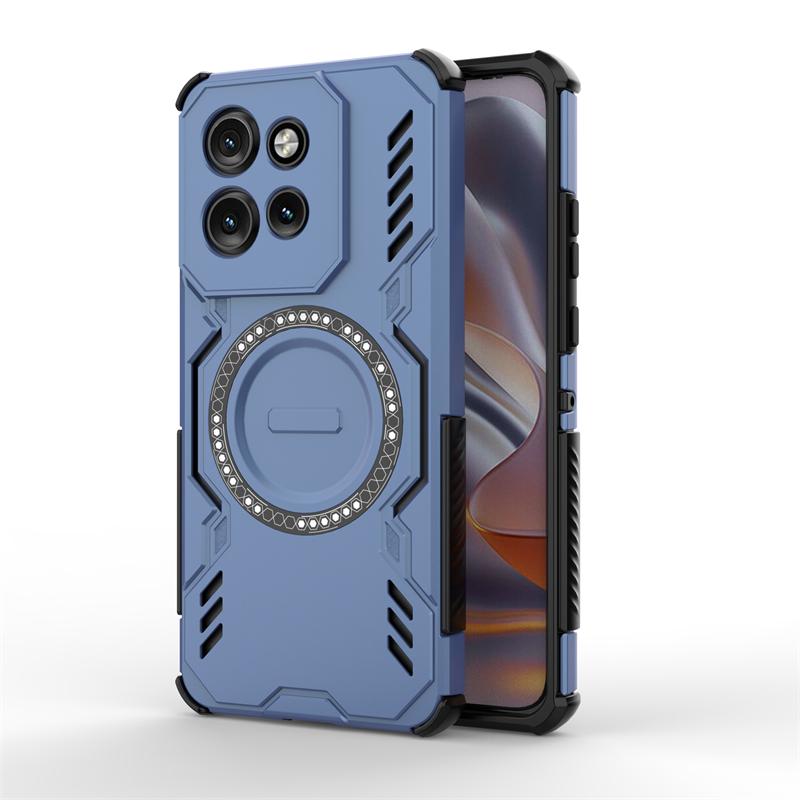 For Motorola Edge 50 Neo Case Moto Edge 50 Neo Anti-knock Magnetic Adsorption Wireless Charge Cover For Moto Edge 50 Neo Case