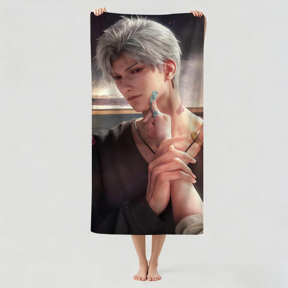 Game Love and Deepspace Sylus Towel Drying Bath Towel Applicable To Light Swimming Camping Yoga Beach Out