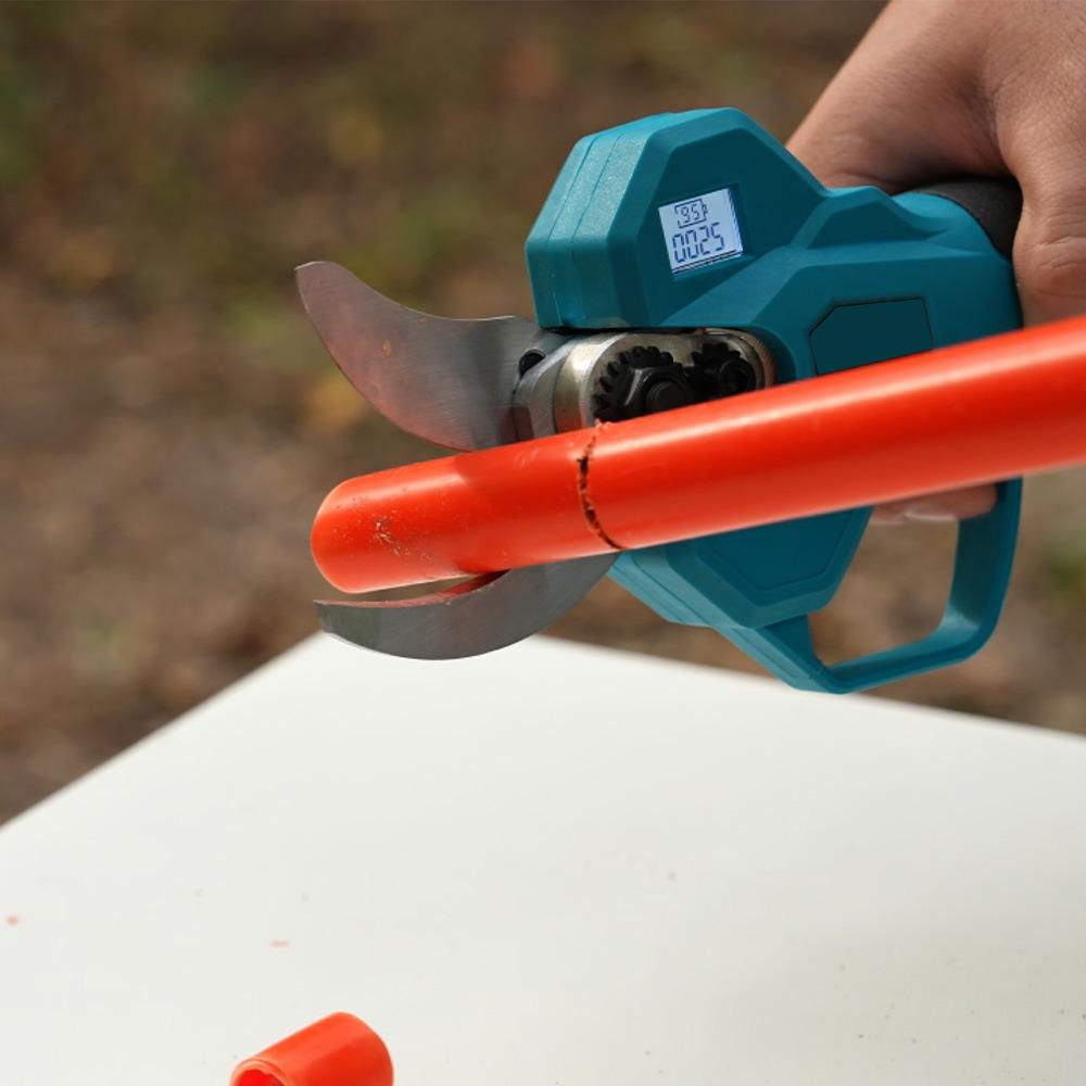 Wireless Digital Display Electric Pruning Shears for High Branches and Fruit Trees