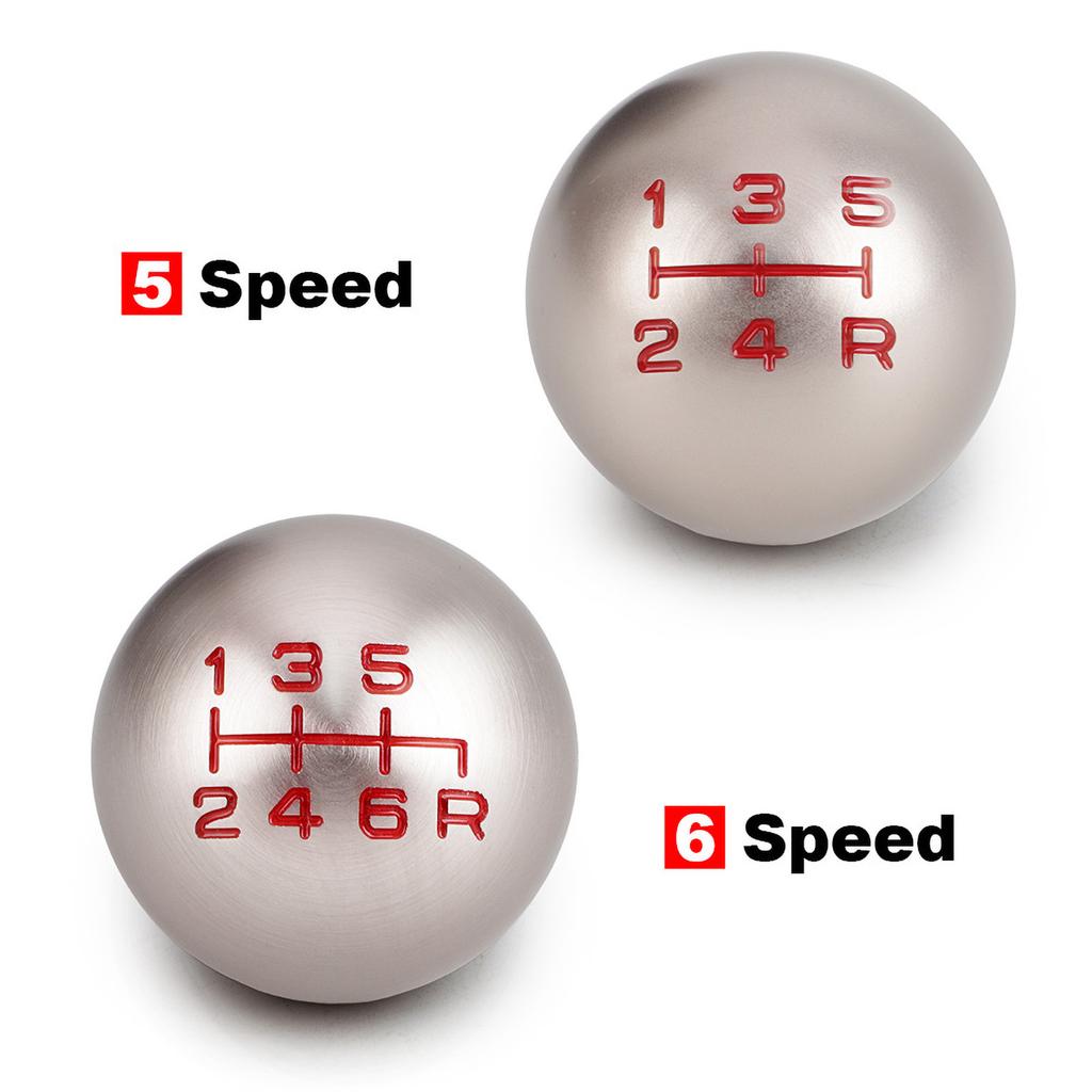 Aluminum 5/6 Speed JDM Ball Shape Shift Gear Knob M10*1.5 For Honda Fit Civic City FD2 FN2 EP3 TYPE R DC2 DC5 AP1 AP2 S2000 F20C
