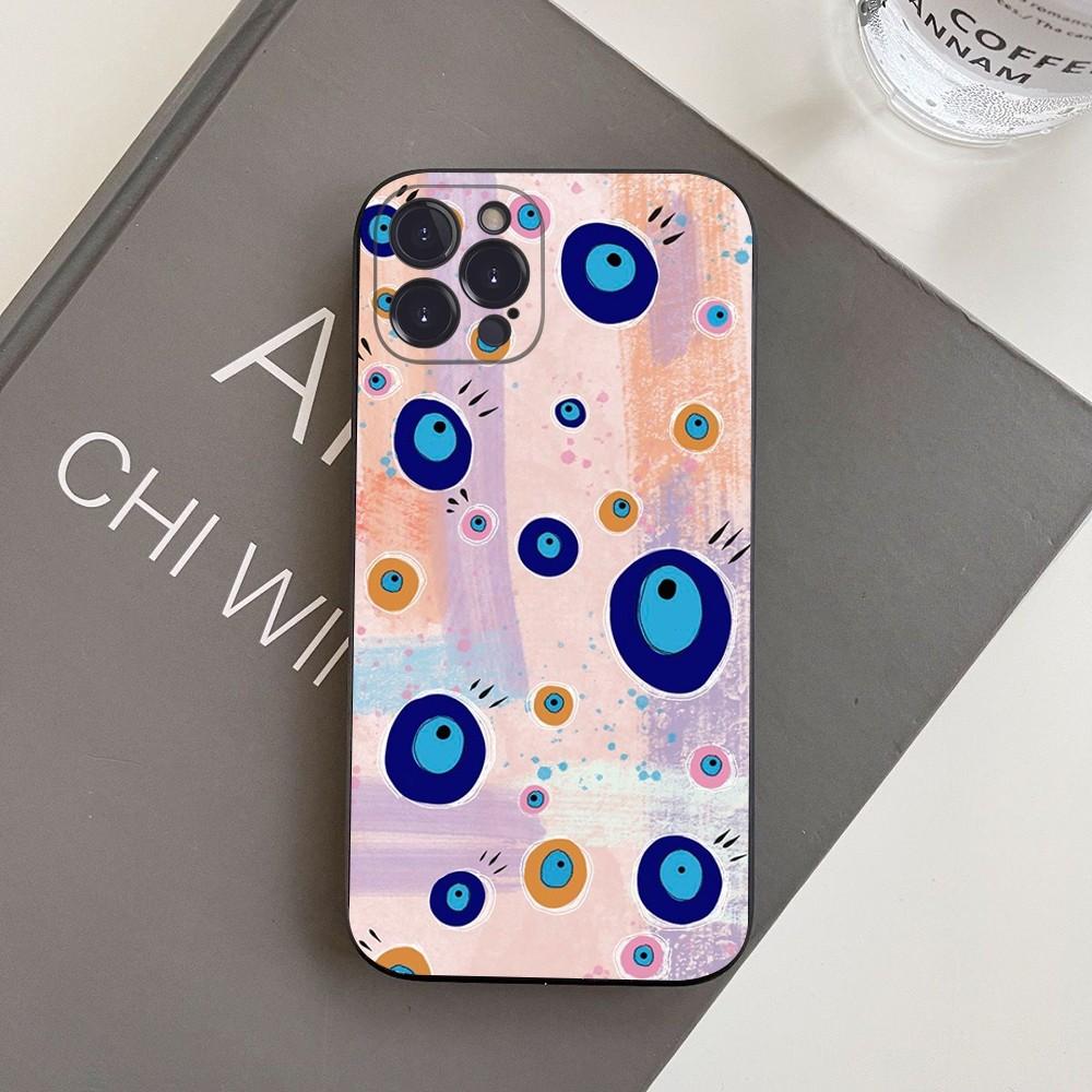 

Turkish Evil Eye Phone Case For iPhone 15 14 11 12 13 Mini Pro XS Max Cover 6 7 8 Plus X XR SE 2020 Funda Shell iPhone 12pro max
