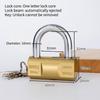 Padlock Small Locks For Luggage Case Locker Home Improvement Hardware 30Mm-80Mm Include 3Keys