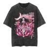 Anime Demon Slayer Kamado Nezuko Print Tee Men Women Manga T-shirts Casual Loose T-shirt Harajuku Unisex Cotton T Shirt