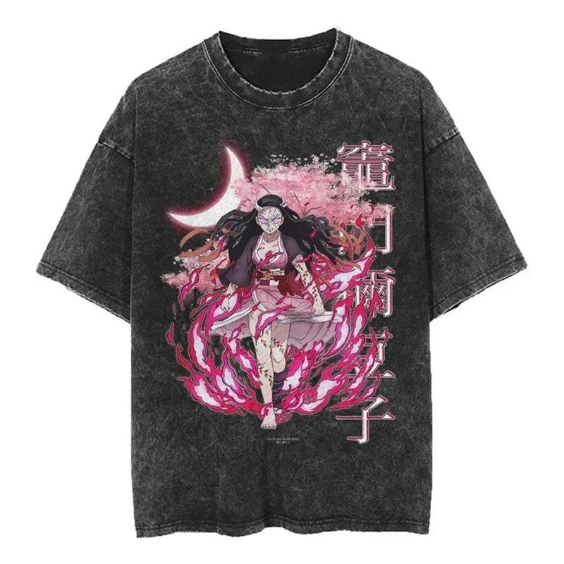 

Hot Anime Demon Slayer Kamado Nezuko Print Tee Unisex Women Unisexga Tshirts Casual Loose Tshirt Harajuku Unisex Cotton T Shirt M