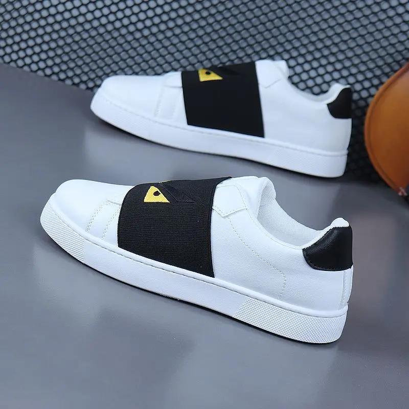 

Мужская повседневная обувь Модная трендовая спортивная обувь Дышащая резиновая подошва Летняя обувь Нишевый гонконгский стиль Молодежная обувь 39