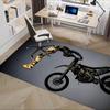 Motorcycle Theme Office Carpet Chair Mat Large Desk Protector for Home Decor, Sofa Rug, Office Flooring, Gift Idea for Any Room