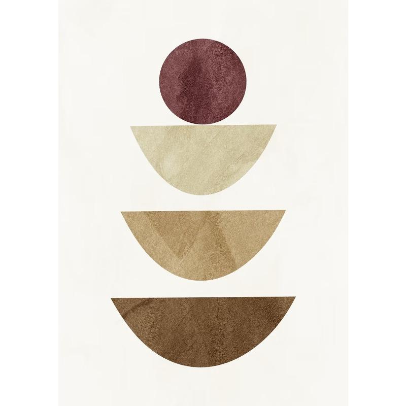 Retro Abstract Simple Geometric Graphics Poster Canvas Prints Art Pictures Home Living Room Bedroom Wall Decoration Frameless