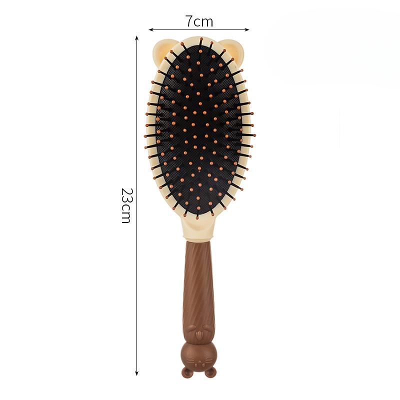 

Расческа с рисунком кота, зеркальная расческа на воздушной подушке, массажная расческа, портативная антистатическая пушистая расческа для волос для женщин, подушка безопасности air bag comb 23*7cm