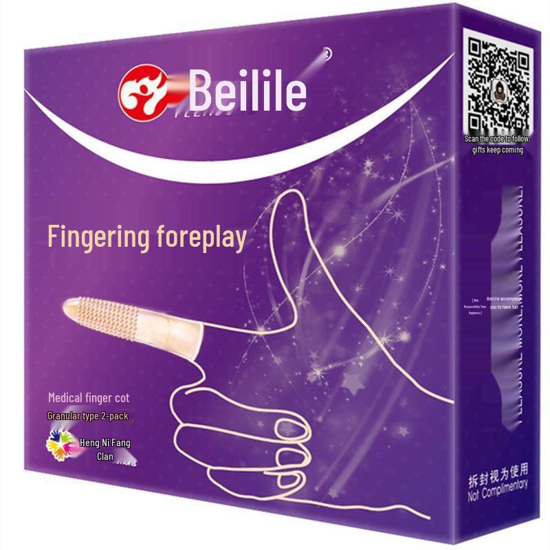 Beilile QQ Set: 10 Finger Cots and Safety Condoms - Adult Product Collection