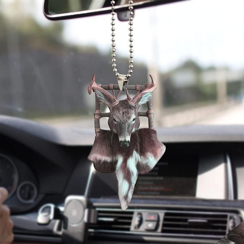 Acrylic Flat Small Deer Pendant Home Decoration Supplies,Funny Animal Wall Hangings
